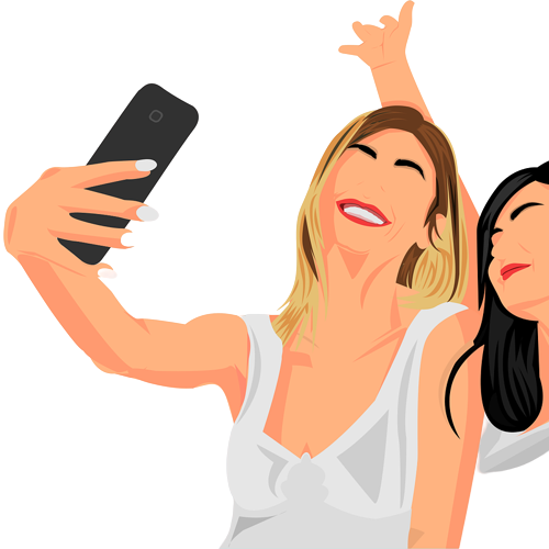 Selfiegirl werden und mit Selfies Geld verdienen.